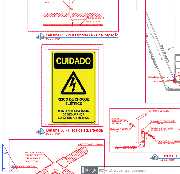 projeto sistema de proteção contra descargas atmosféricas SPDA para-raios nbr5419 nr-10 nbr-5410